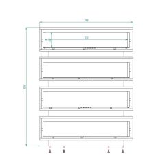 Александрия Комод (ЛДСП дуб сонома/белый бриллиант) в Воткинске - votkinsk.mebel24.online | фото 2