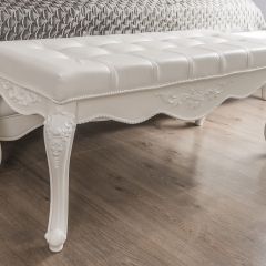 Банкетка Мишель (белый матовый) в Воткинске - votkinsk.mebel24.online | фото 4