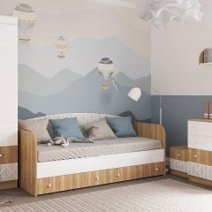 СКАНДИ ДКД2000.1 Кровать с ящиками в Воткинске - votkinsk.mebel24.online | фото 3