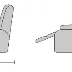 Диван-трансформер Recliner TWIN (Твин) 1 кат. ткани в Воткинске - votkinsk.mebel24.online | фото 5