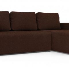 Диван угловой Алиса 3 Bahama VISION - Teos Dark Brown в Воткинске - votkinsk.mebel24.online | фото