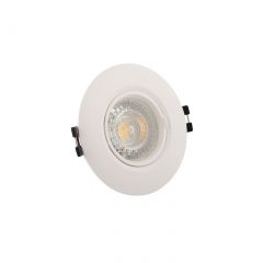 DK3028-WH Встраиваемый светильник, IP 20, 10 Вт, GU5.3, LED, белый, пластик в Воткинске - votkinsk.mebel24.online | фото 3