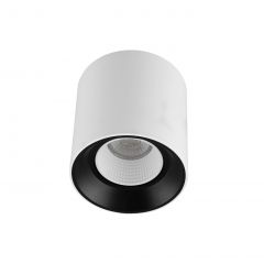 DK3090-WB+WH Светильник накладной IP 20, 10 Вт, GU5.3, LED, бело-черный/белый, пластик в Воткинске - votkinsk.mebel24.online | фото