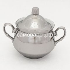 Электрический самовар на 3 литра из латуни никелированный формы "Овал ажурный" в VIP наборе, защитой от выкипания в Воткинске - votkinsk.mebel24.online | фото 5
