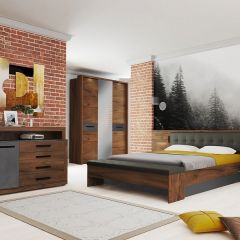ГЛАЗГО МС Спальный гарнитур в Воткинске - votkinsk.mebel24.online | фото 1