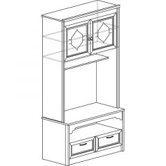 Гостиная Флоренция 4 Дуб оксфорд в Воткинске - votkinsk.mebel24.online | фото 7