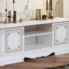 Гостиная Грация (комплект) белый/золото в Воткинске - votkinsk.mebel24.online | фото 2