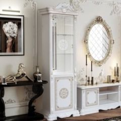 Гостиная Грация (комплект) белый/золото в Воткинске - votkinsk.mebel24.online | фото 3