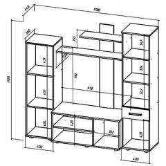 ИБИЦА Гостиная (ЯШС/ЯШТ) в Воткинске - votkinsk.mebel24.online | фото 2