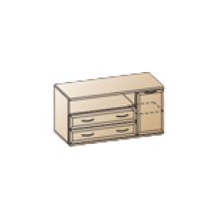 Гостиная Карина Композиция 22 (Акация Молдау) в Воткинске - votkinsk.mebel24.online | фото 8