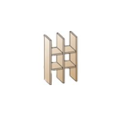 Гостиная Карина Композиция 6 (Гикори Джексон светлый) в Воткинске - votkinsk.mebel24.online | фото 5