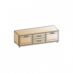 Гостиная Мелисса Композиция 10 (Акация Молдау) в Воткинске - votkinsk.mebel24.online | фото 5
