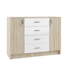 СОФИ Гостиная (модульная) дуб сонома/белый в Воткинске - votkinsk.mebel24.online | фото 12