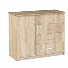Комод Фиеста (Дуб сонома светлый) Эко в Воткинске - votkinsk.mebel24.online | фото