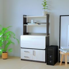 Компьютерный стол СП-1 (Венге/Дуб молочный) в Воткинске - votkinsk.mebel24.online | фото 4