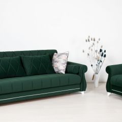 Комплект Роуз ТД 411 диван-кровать + кресло + комплект подушек в Воткинске - votkinsk.mebel24.online | фото