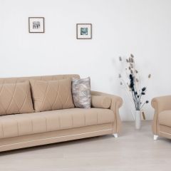 Комплект Роуз ТД 412 диван-кровать + кресло + комплект подушек в Воткинске - votkinsk.mebel24.online | фото