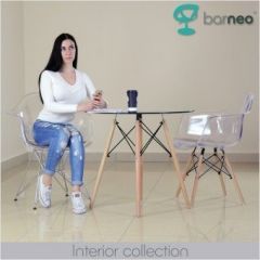 Кресло Barneo N-14-14 SteelMold прозрачный в Воткинске - votkinsk.mebel24.online | фото 2