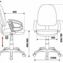 Кресло Бюрократ CH-300/BLACK черный JP-15-2 в Воткинске - votkinsk.mebel24.online | фото 4