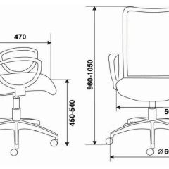 Кресло Бюрократ CH-599/DB/TW-10N тёмно-синий в Воткинске - votkinsk.mebel24.online | фото 3