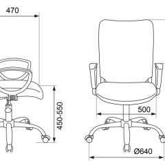 Кресло Бюрократ CH-599AXSN/32B/TW-11 черный TW-32K01 в Воткинске - votkinsk.mebel24.online | фото 4