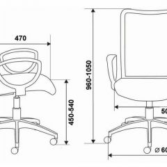 Кресло Бюрократ CH-599AXSN/TW-11 чёрный в Воткинске - votkinsk.mebel24.online | фото 3