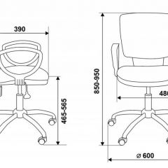 Кресло Бюрократ CH-626AXSL/10-11 черный в Воткинске - votkinsk.mebel24.online | фото 3