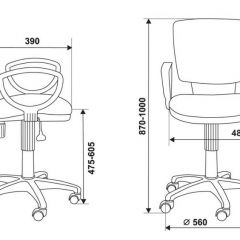 Кресло Бюрократ CH-626AXSN/10-11 черный в Воткинске - votkinsk.mebel24.online | фото 3