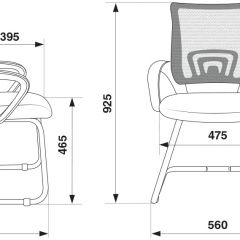 Кресло Бюрократ CH-695N-AV/B/TW-11 в Воткинске - votkinsk.mebel24.online | фото 4