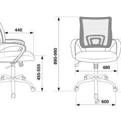 Кресло Бюрократ CH-695N/SL/BL/TW-11 синий TW-05 черный TW-11 в Воткинске - votkinsk.mebel24.online | фото 4