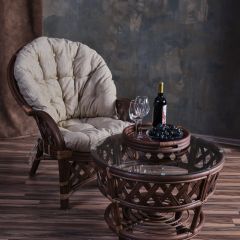 Кресло Черчилль/Рузвельт (Орех матовый) в Воткинске - votkinsk.mebel24.online | фото 2