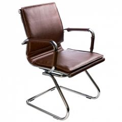 Кресло для посетителя Бюрократ CH-993-Low-V/Brown коричневый в Воткинске - votkinsk.mebel24.online | фото
