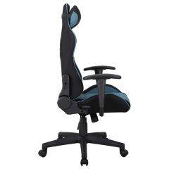 Кресло компьютерное BRABIX "GT Racer GM-100" (черное/голубое) 531818 в Воткинске - votkinsk.mebel24.online | фото 3