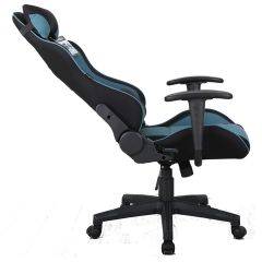 Кресло компьютерное BRABIX "GT Racer GM-100" (черное/голубое) 531818 в Воткинске - votkinsk.mebel24.online | фото 5
