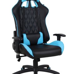 Кресло компьютерное BRABIX "GT Master GM-110" (черное/голубое) 531928 в Воткинске - votkinsk.mebel24.online | фото