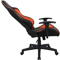 Кресло компьютерное BRABIX "GT Racer GM-100" (черное/оранжевое) 531925 в Воткинске - votkinsk.mebel24.online | фото 4