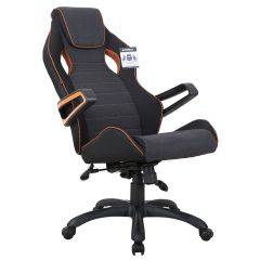 Кресло компьютерное BRABIX Techno Pro GM-003 (ткань черное/серое, вставки оранжевые) 531813 в Воткинске - votkinsk.mebel24.online | фото 8