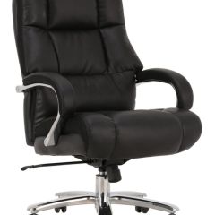 Кресло офисное BRABIX PREMIUM "Bomer HD-007" (рециклированная кожа, хром, черное) 531939 в Воткинске - votkinsk.mebel24.online | фото