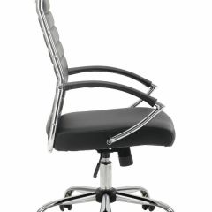 Кресло офисное BRABIX "Style EX-528", экокожа, хром, черное, 531947 в Воткинске - votkinsk.mebel24.online | фото 3