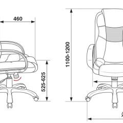 Кресло руководителя Бюрократ CH-839/BLACK черный Пегас в Воткинске - votkinsk.mebel24.online | фото 4