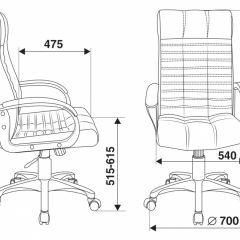 Кресло руководителя Бюрократ KB-10/BLACK в Воткинске - votkinsk.mebel24.online | фото 4