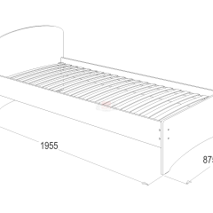 Кровать-2 одинарная (800*1900) в Воткинске - votkinsk.mebel24.online | фото 2