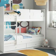 Кровать двухъярусная "Тетрис" (щиты) с бортиками + ящики в Воткинске - votkinsk.mebel24.online | фото 17