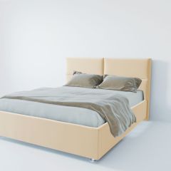 Кровать Корсика с ПМ 1600 (экокожа бежевая) в Воткинске - votkinsk.mebel24.online | фото 3
