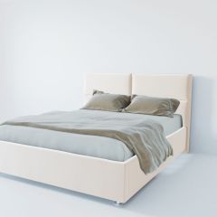 Кровать Корсика с ПМ 1800 (экокожа белая) в Воткинске - votkinsk.mebel24.online | фото 2