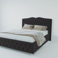 Кровать Нягань с ПМ 1200 (экокожа кольт ч) в Воткинске - votkinsk.mebel24.online | фото 2