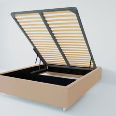 Кровать Подиум с ПМ 1800 (велюр светло-серый) в Воткинске - votkinsk.mebel24.online | фото 2