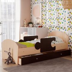 Кровать "Мозайка" на щитах + бортики + ящики в Воткинске - votkinsk.mebel24.online | фото 10