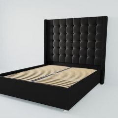 Кровать Венеция ЛЮКС с ортопедическим основанием 1200 (экокожа кольт ч) в Воткинске - votkinsk.mebel24.online | фото 2