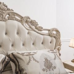 Кровать с мягким изголовьем Патрисия (1800) крем в Воткинске - votkinsk.mebel24.online | фото 5